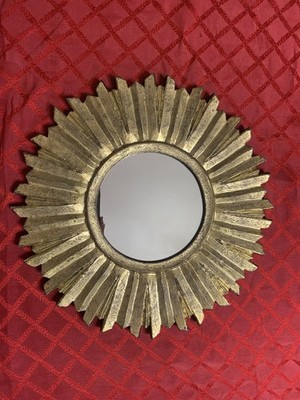 Sunburst Starburst Wall Mirror Vintage MCM Decor 17 