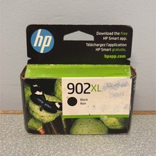 NEW HP 902XL Black Ink Cartridge GENUINE T6M14AN Expired APR 2024 SEALED Package