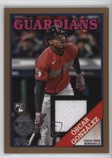2023 Series 2 1988 Topps Baseball Relics Gold /50 Oscar Gonzalez #88R-OG 1a39