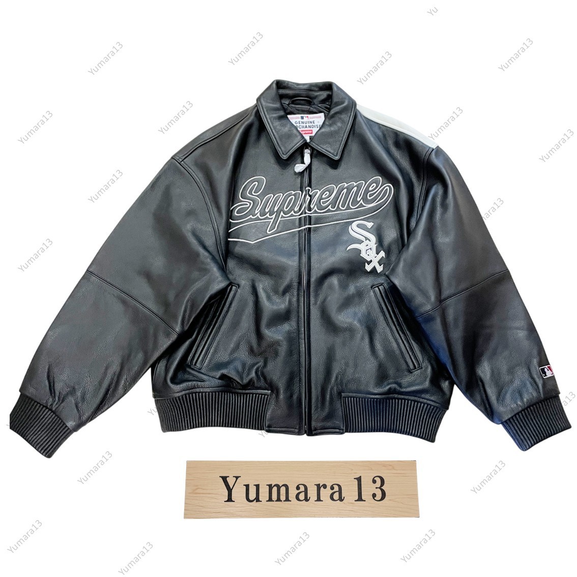 Supreme Chicago White Sox Leather Varsity Jacket 2colors FW25 | eBay