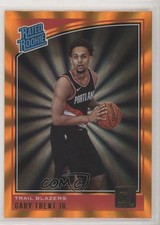 2018-19 Panini Donruss Rated Rookies Holo Orange Laser Gary Trent Jr #199 00o1