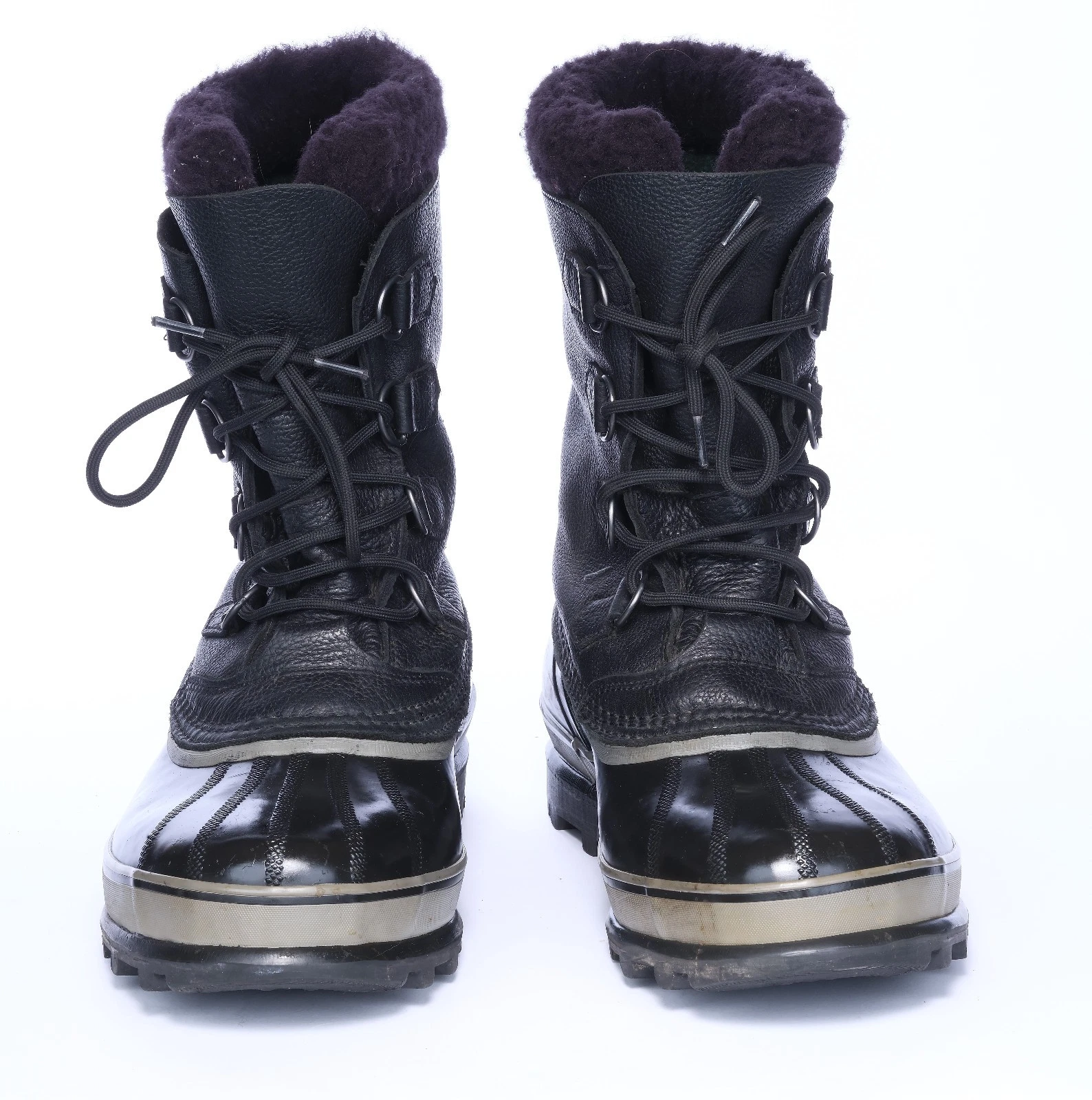 Sorel Caribou snow boots mens size 10 black