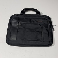 Briggs  Riley KB105-4 Black Slim Laptop Briefcase Business Travel Bag 17x12x3