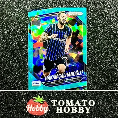 HAKAN CALHANOGLU /99 TEAL ICE REFRACTOR PANINI PRIZM FIFA 2025-26 INTER MILAN