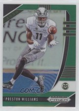 2020 Panini Prizm Draft Picks Green Prizm Preston Williams #84 1u3