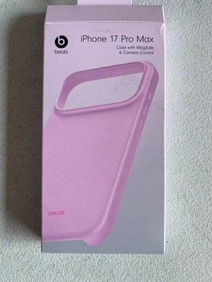 Beats iPhone 17 Pro Max Case with MagSafe and Camera Control Pebble Pink