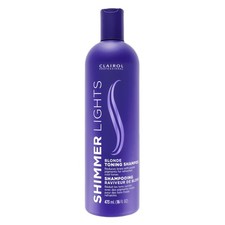 Shimmer Lights Purple Shampoo, 16 fl. Oz, Neutralizes Brass  Yellow Tones, F...