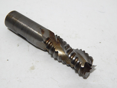 NIAGARA 3/4'' 3 FLUTE HSCO 1-3/4 LOC ROUGHING RESHARPENED END MILL