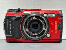 Olympus Tough TG-6 12 MP 4x Optical Zoom Red Compact Digital Camera Read Desc.