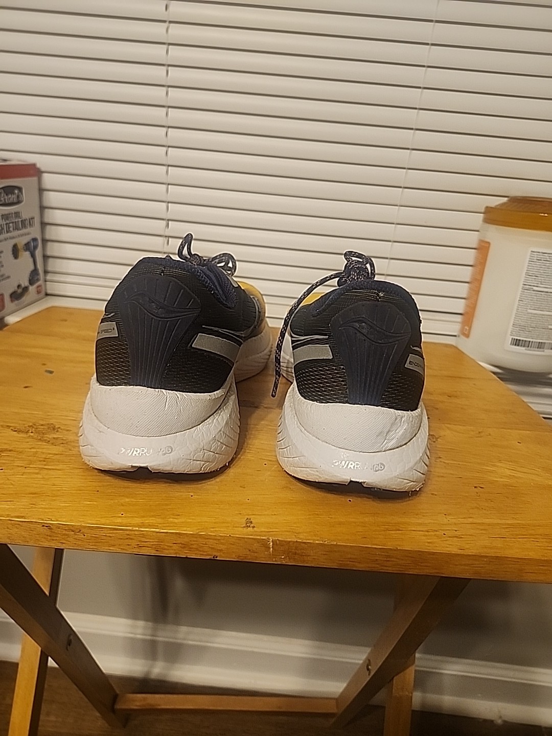 Saucony Endorphin Speed 3 Shoes Womens 12 Yellow Navy Athletic Running Sneakers thumbnail 6