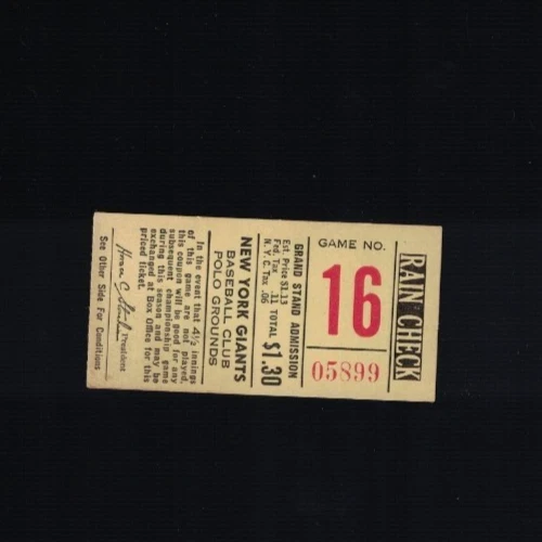 1940 Year Vintage Sports Ticket Stubs for sale | eBay