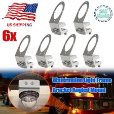 6x Watermelon Light Frame Bracket Angled Mount Billet Clamp - NOT Included Light