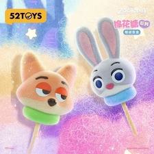 52TOYS Disney Zootopia Cotton Candy Series Blind Box Figures Toy Gift Confirmed