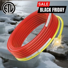Heat Tape for Water Pipes -De-Icing Heating Cable Prevents Frozen