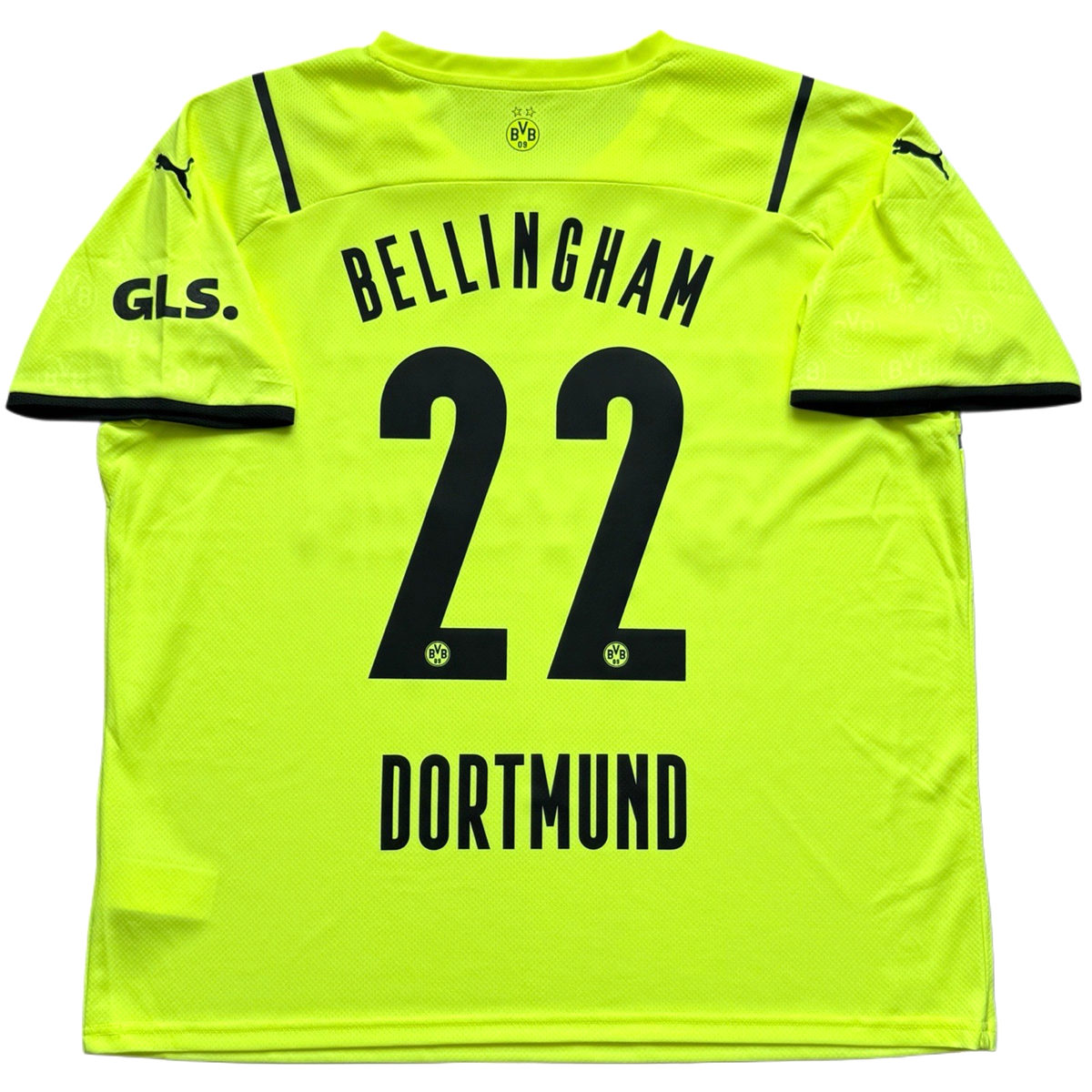 2021/22 Dortmund Home Cup Jersey #22 Bellingham 2XL Puma Champions