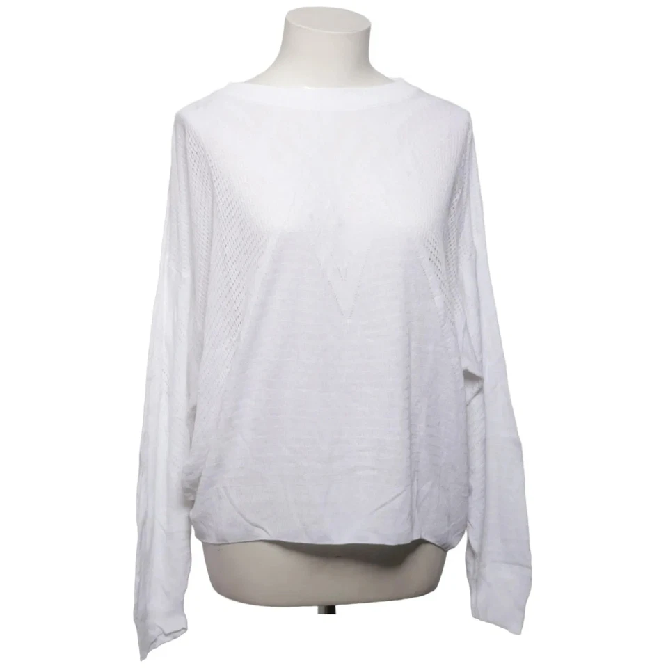 Fermé, pull en tricot, taille : L, blanc, viscose, unicolore, maille, femme #gDs - Photo 1/4