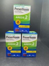 Lot of 3 Preservision AREDS 2 30 Count Eye Vitamin Mini Soft gels Brand New