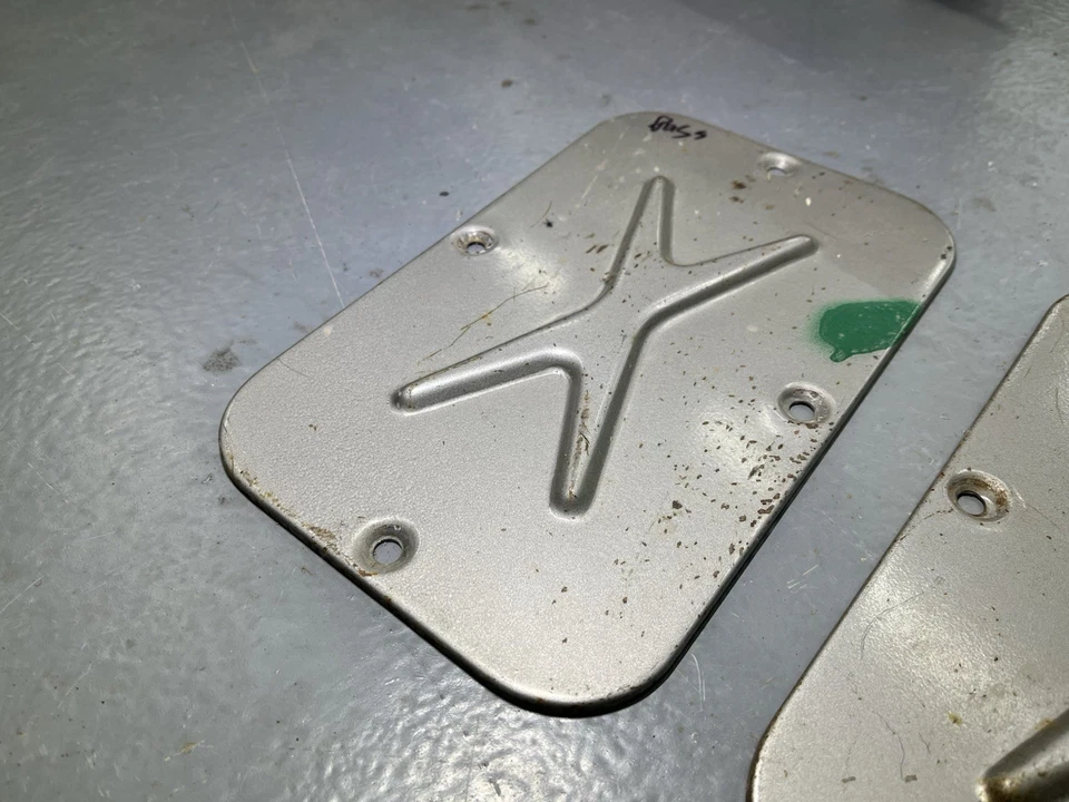 OEM Toyota Land Cruiser FJ40 Door Access Cover Panels pair 1970 1971 1969  panel - Image 3 of 4