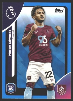 Marcus Edwards #317 2025-26 Topps Premier League Blue Burnley