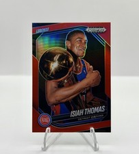 2024-25 Panini Prizm Black ISIAH THOMAS Red Prizm #293 Detroit Pistons /299