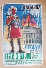 AFFICHE POSTER Badajoz 1949