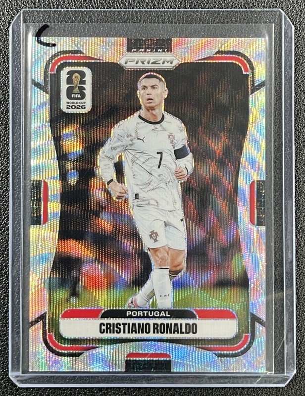 CRISTIANO RONALDO 2026 PANINI PRIZM WORLD CUP #367 WAVE PORTUGAL C