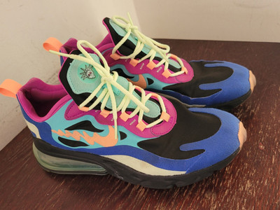 Rare GOAT  Pop Art Nike Airmax  React 270 K Black 2019 Size 6
