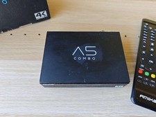 AMIKO A5 COMBO DECODER DTT SAT DVB T2 S2 C 4K ULTRA HD OUTPUT - QUAD CORE OSCAM