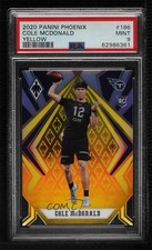 2020 Panini Phoenix Rookies Yellow 16/75 Cole McDonald #186 PSA 9 MINT 0h2x