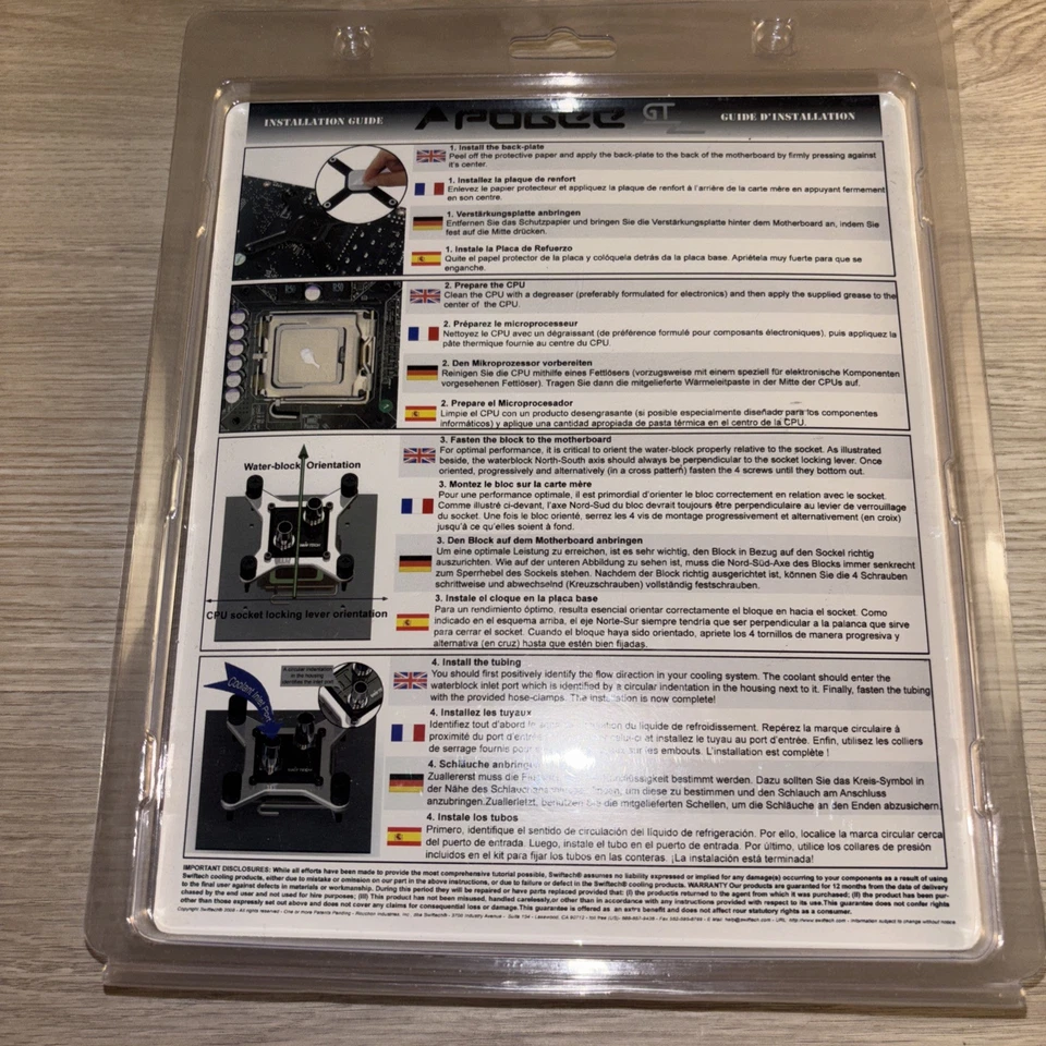 Swiftech Apogee GTZ CPU Waterblock The Ultimate Cooling Machine - Image 4 of 4