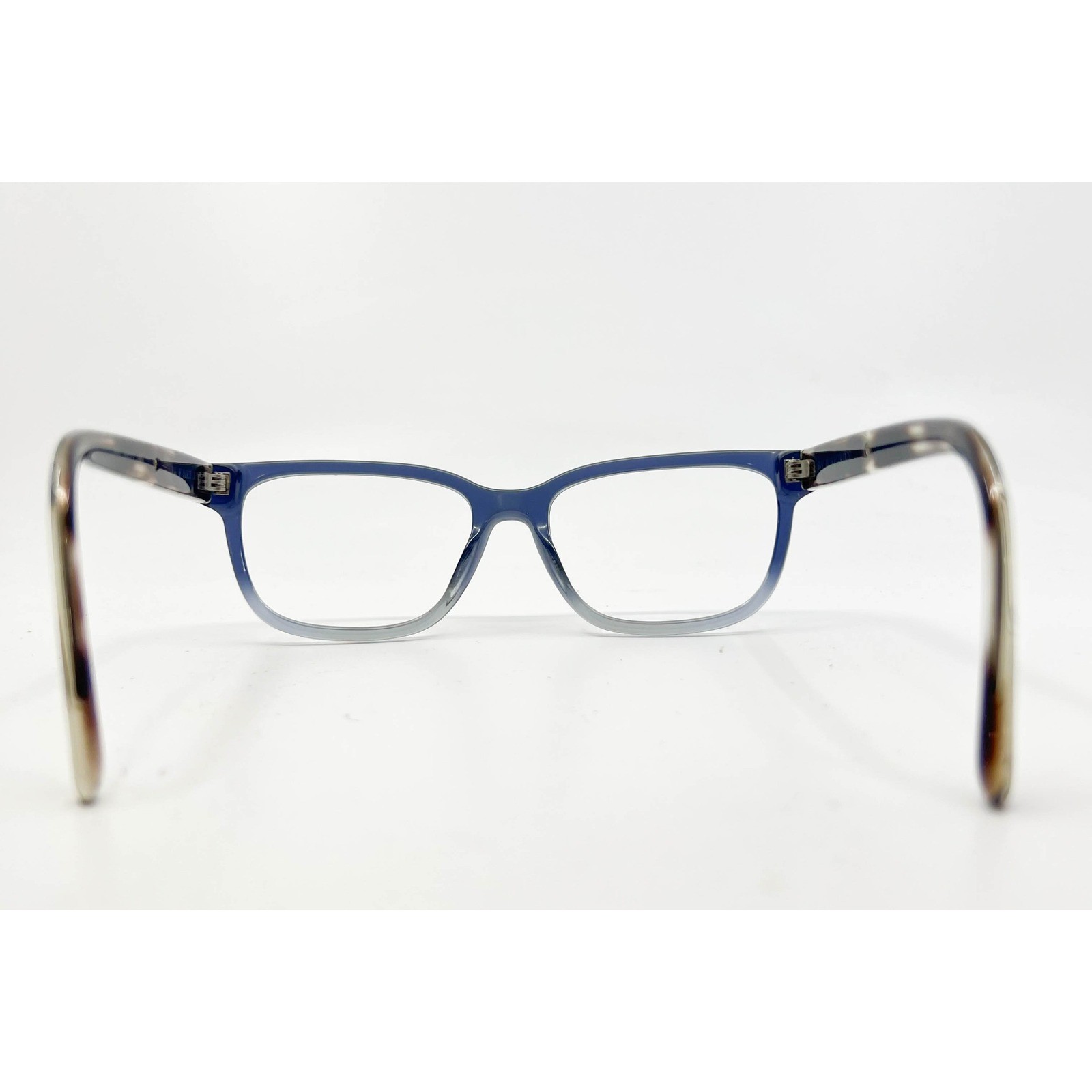 Burberry Eyeglasses Frames Blue Fade Plaid Temple 3599 53-17-145 Women's thumbnail 4