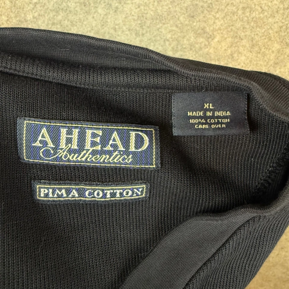 Ahead Vest Mens XL Black Pima Cotton PGA Championship Whistling Straits 2004 - Image 4 of 4