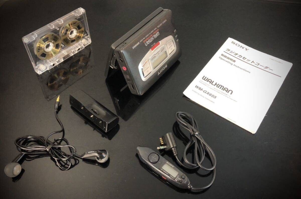 【ジャンク】SONY ウォークマン　WALKMAN WM-GX655 シルバー 2025年最新】Wm-gx655の人気アイテム - メルカリ