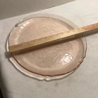 Arcoroc France Rosa Dinner Plater Pink Depression Glass Rosaline Floral “RARE”