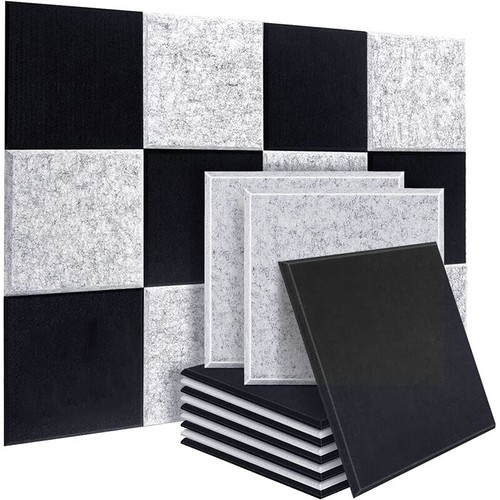 24 48 96 Pack Acoustic Foam Panels Studio Noise Soundproofing Wall Tiles 12*12in - Picture 2 of 16