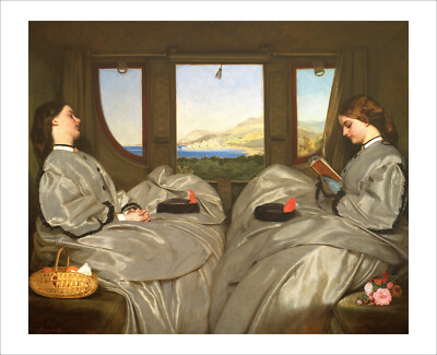 Egg The Travelling Companions Fine Art Print Poster Wandbild MIT BORDÜRE