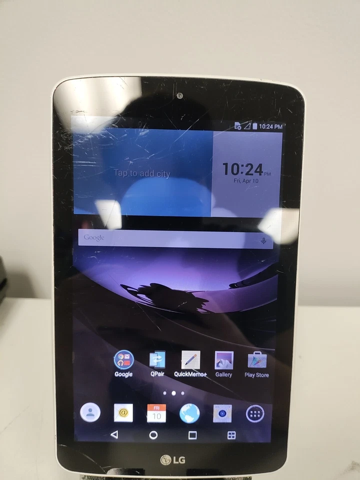 LG G Pad F 7.0" LK430 8GB White Android Tablet Broken Display  - Image 3 of 4