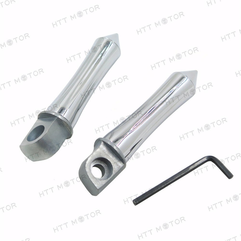 Chrome Footpegs For 1987-1995 Kawasaki ZX750 Ninja/ 1994-1998