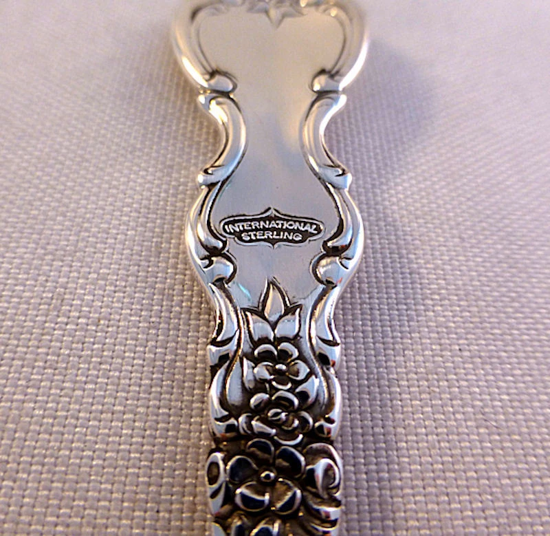 Вилка для салата из чистого серебра Du Barry-International - Изображение 2 из 2