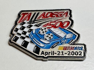 NASCAR Winston Cup Race Day Lapel Hat Pin Talladega 500 Super-Speedway 4/21/02
