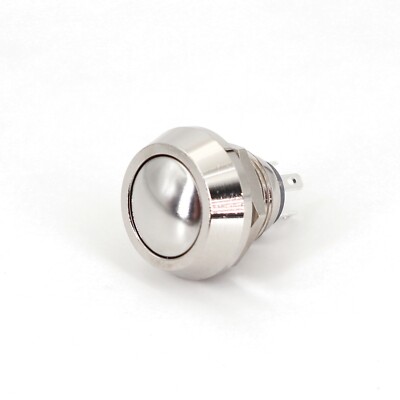 Waterproof Metal 12mm Momentary 4Pin SPDT 1NO 1NC Domed Push Button Switch