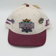 Brickyard 400 Logo Athletic Limited Edition Snapback Cap Hat 1999 Vtg W/ Pins