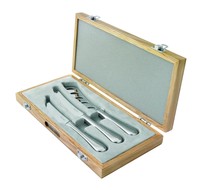 Robert Welch Radford Gourmet 3 Piece Cheese Knife Set In Oak Gift Box Robert Welch Radford Gourmet 3 Piece Cheese Knife Set In Oak Gift Box
