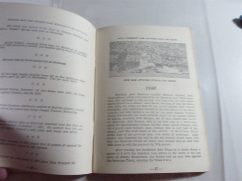 VINTAGE BASEBALL PROGRAM 1948 MONTREAL ROYAL BILINGUAL SINCE 1890 - Picture 4 of 10