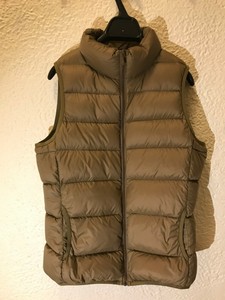 muji down vest