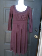 NWT NEW ANN TAYLOR LOFT DRESS SZ 0 XSMALL STRETCH WINE COLOR