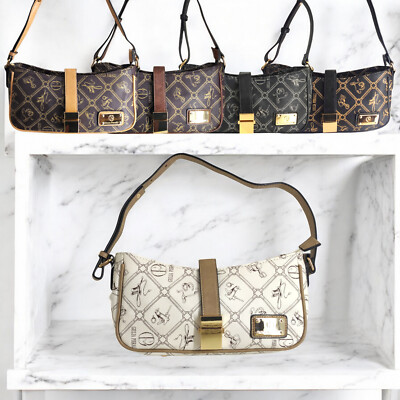Giulia Pieralli - wunderschöne trend Moonbag Damenhandtasche mit Monogram 13342!