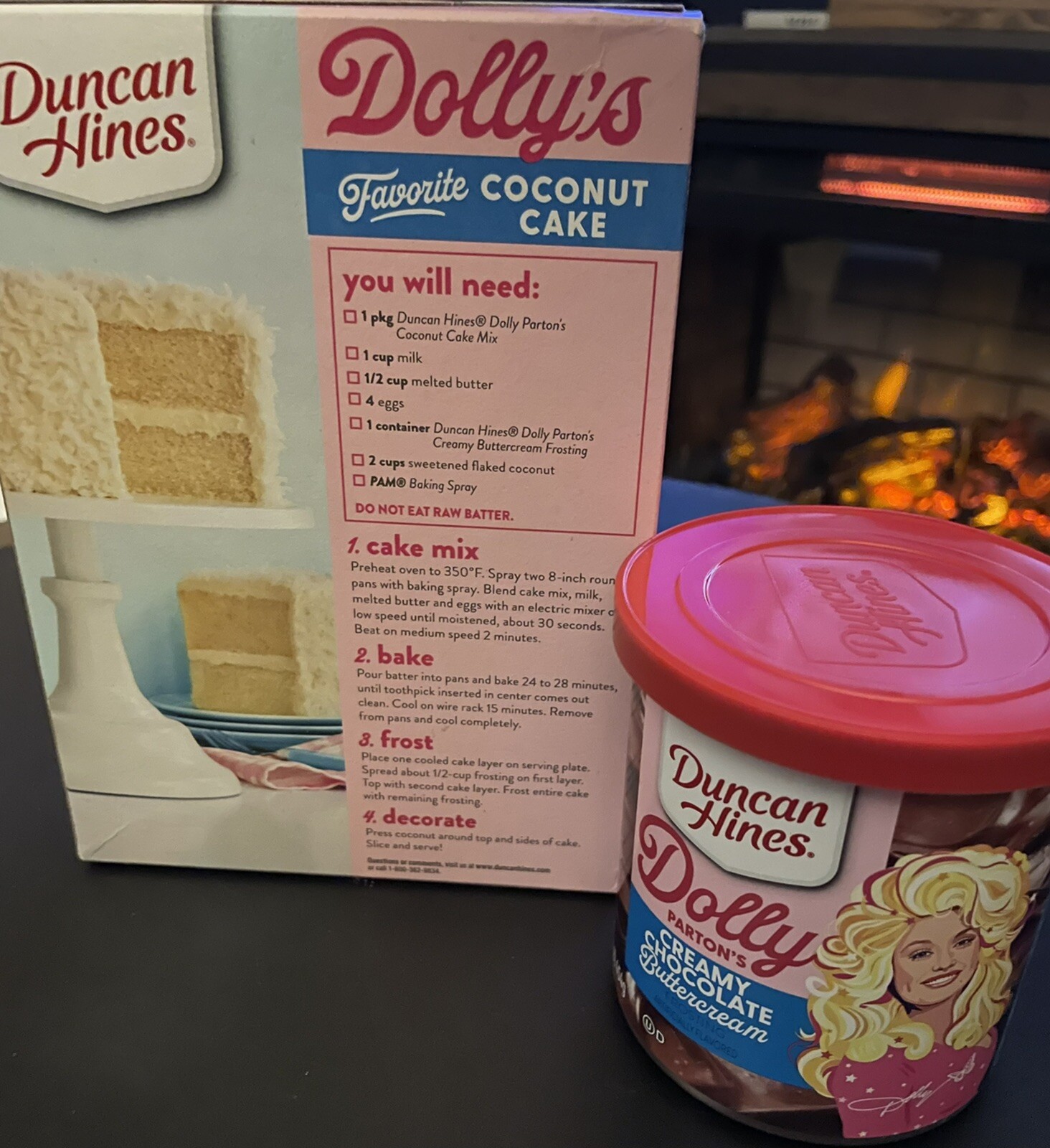 Duncan Hines Dolly Parton's Southern Style Coconut Cake Mix