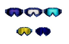 Lunettes De Motocross Pour Moto Racing Goggles Quad Bike Cross Enduro Bleu
