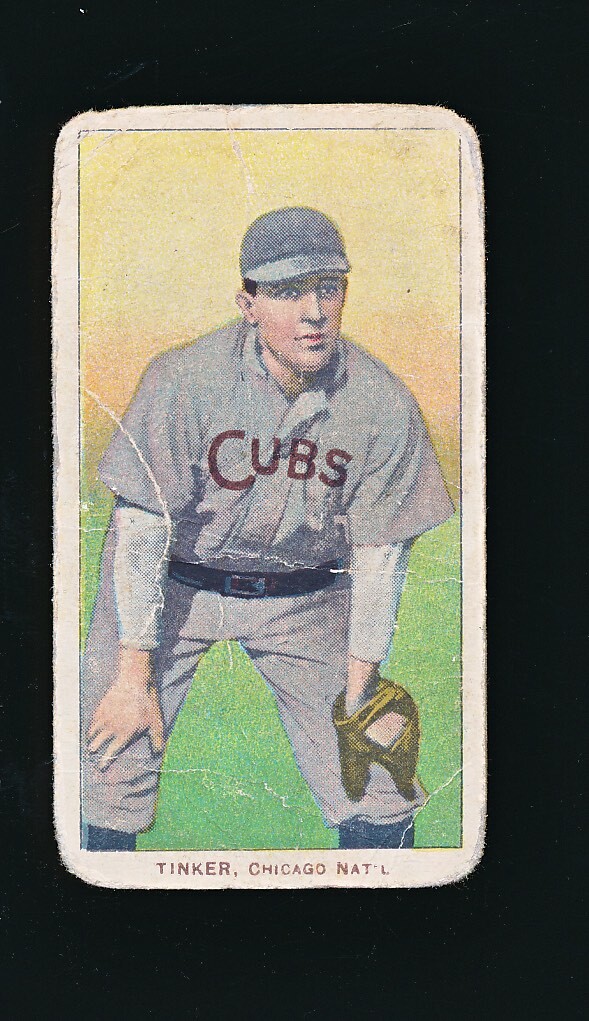 1909 T206 Sweet Caporal JOE TINKER Knees Good